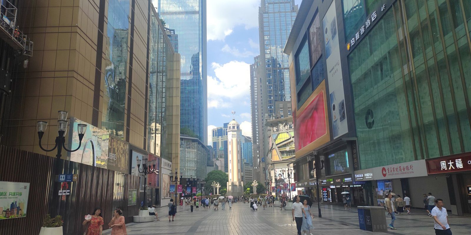 Jiefangbei w Chongqing