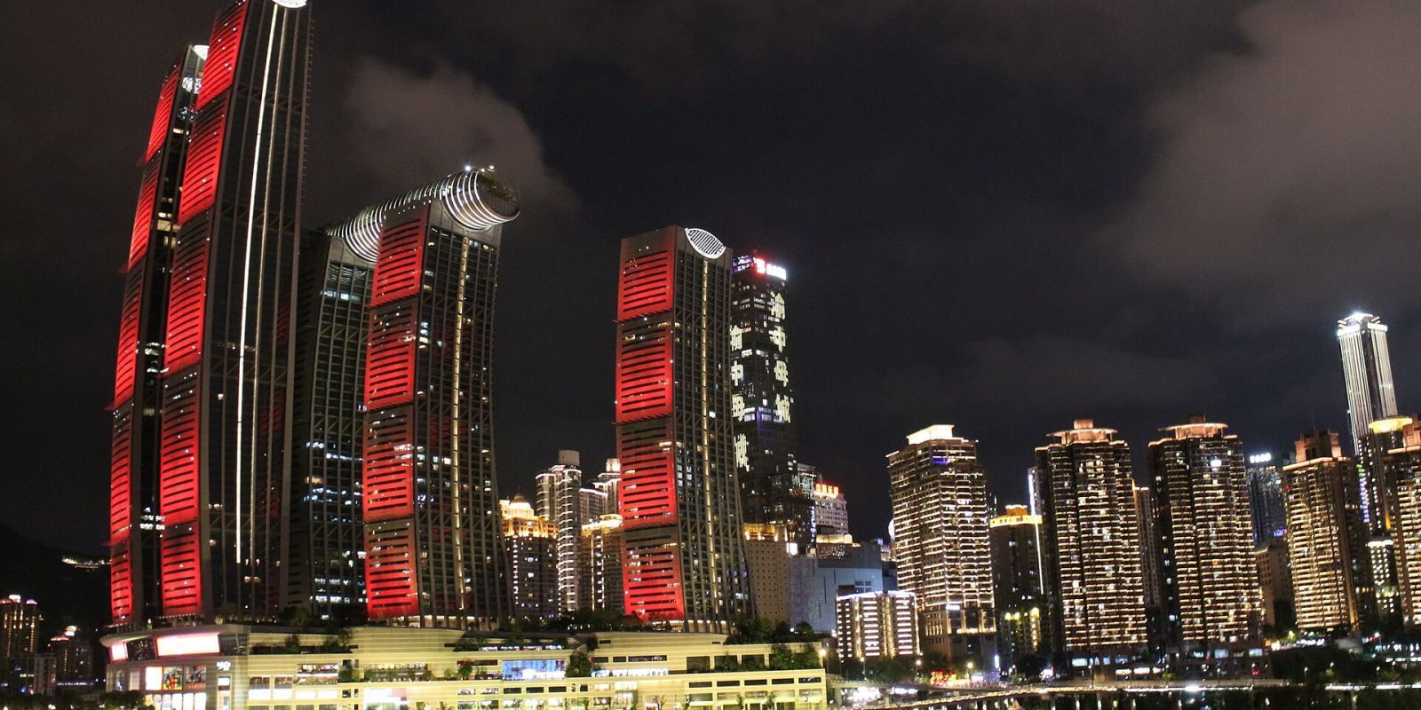Chongqing po zmroku